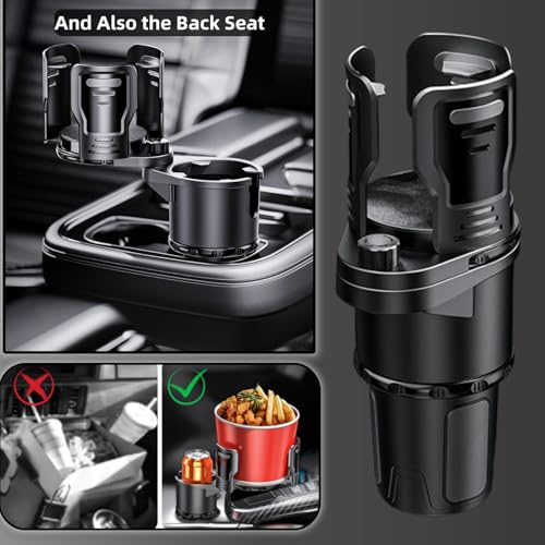 Portavasos Expansor Automotriz Ajustable 2 en 1 miniatura 6