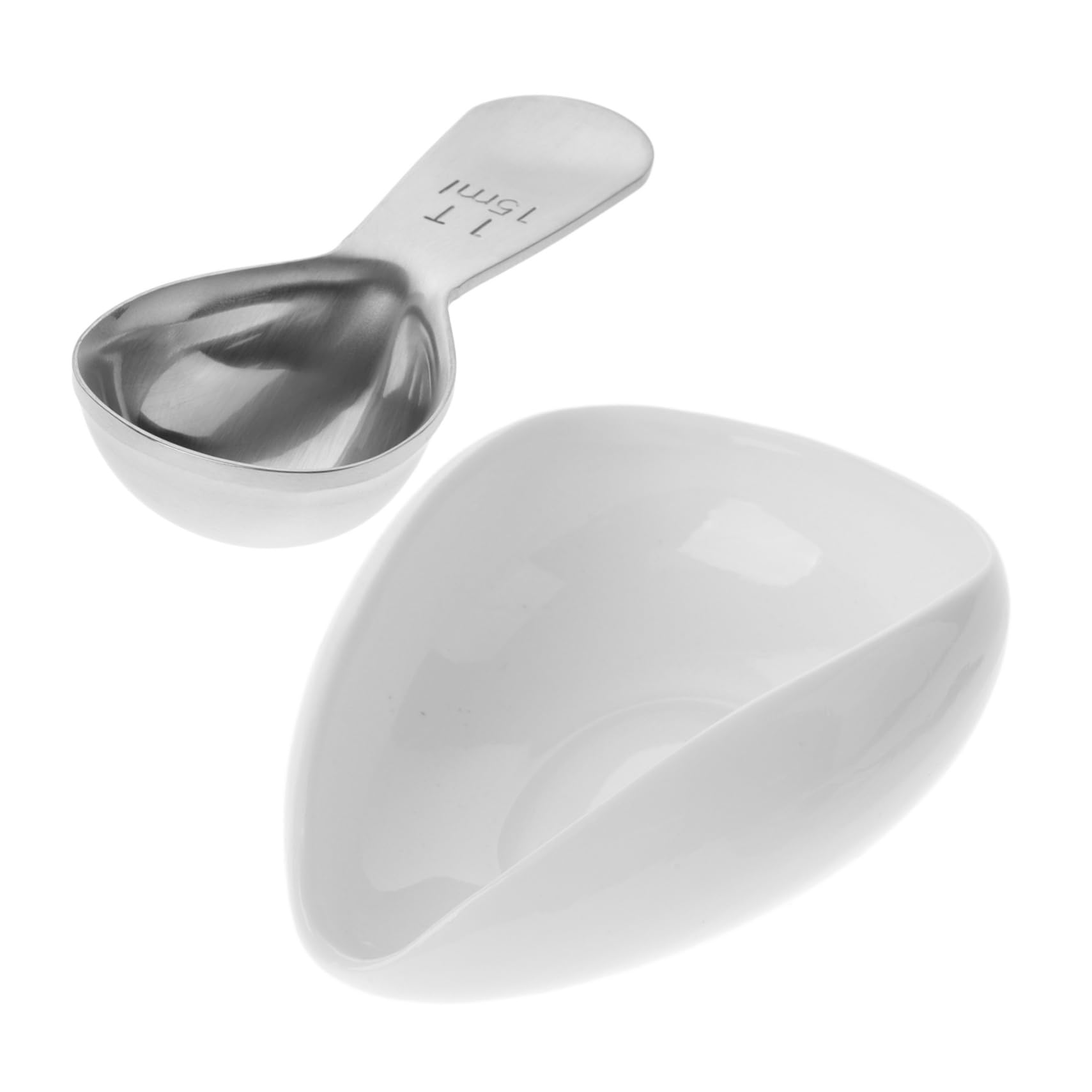 PRETYZOOM 4 Sätze Messschale Für Kaffeebohnen Kaffeesticks Kassierer-Set Paletten Kaffeetisch Kaffeegeschirr Kaffeemilch Kaffebohnen Tabletts Bohnen Aufbewahrungsplatte Rostfreier Stahl