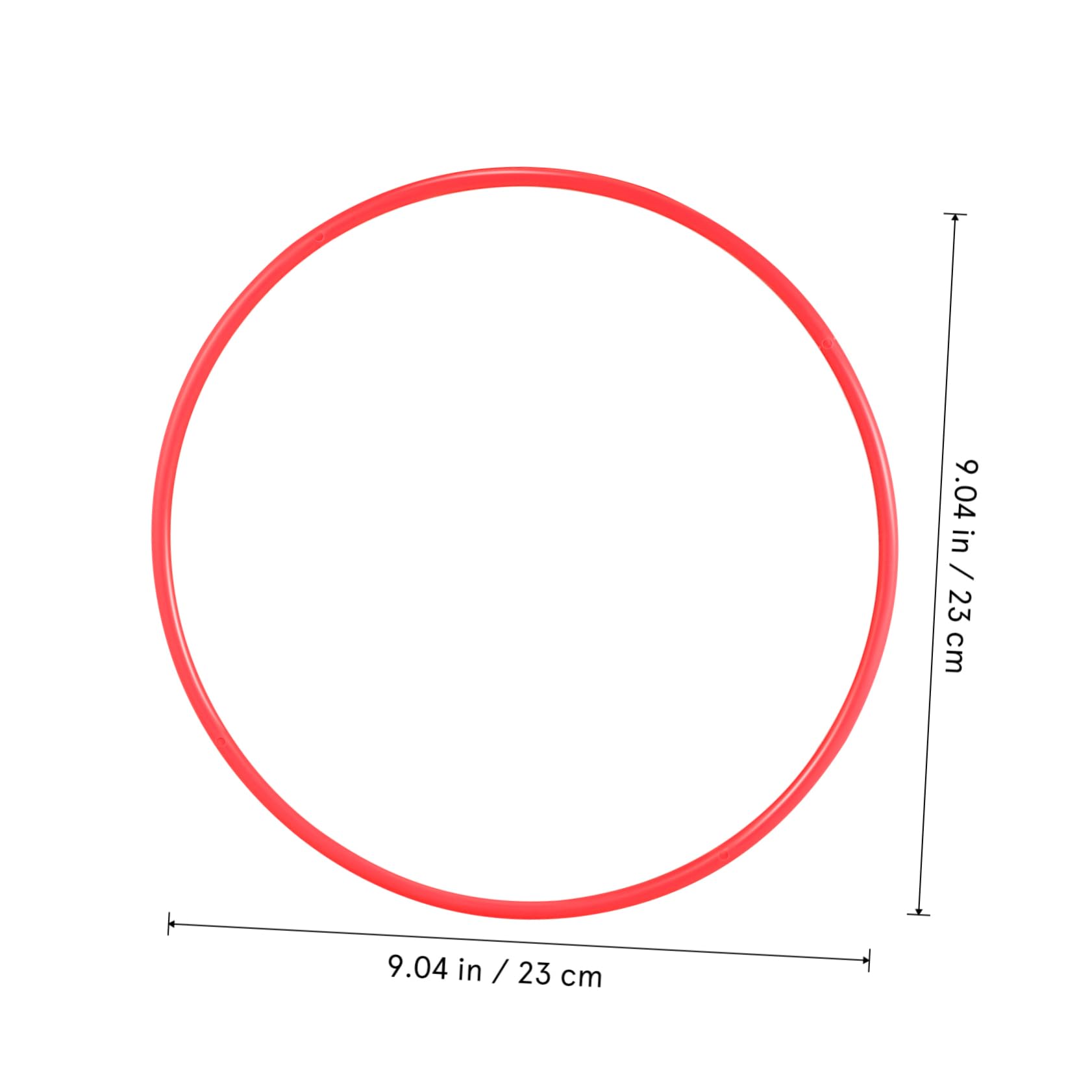 HEMOTON 12 Pcs Toss Rings for Durable Plastic Tossing Rings for Outdoor Fun Agility Practice and Birthday Parties Lightweight Easy to Carry Vibrant Colors