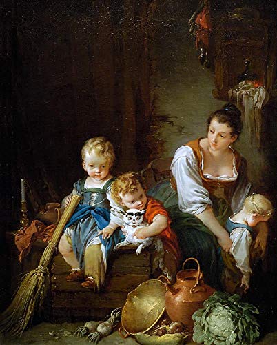 Peinture à l'huile faite à la main Boucher pour murs vides et tristes