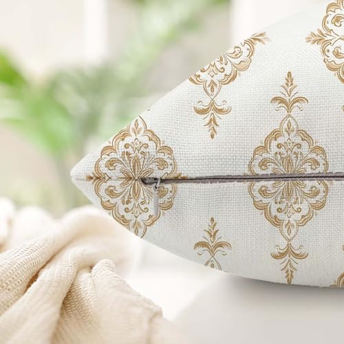 Housse coussin exterieur 45x45 imperméable lot de 4 carrés imprimés motif floral S606 - 5
