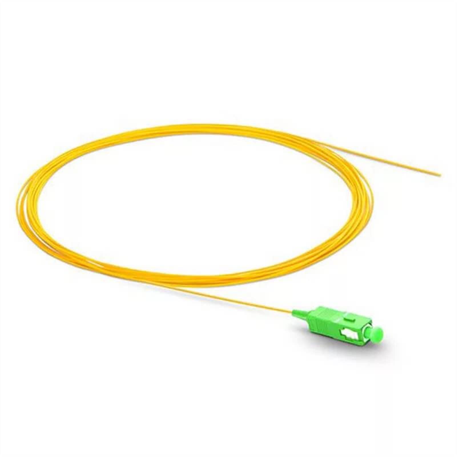 Accesorios de Fibra óptica 50 0pcs SC APC Modo de una Sola Fibra óptica Pigtail 1m Modo único Fibra óptica Pigtail 0.9mm G657A2 Equipos de comunicacion