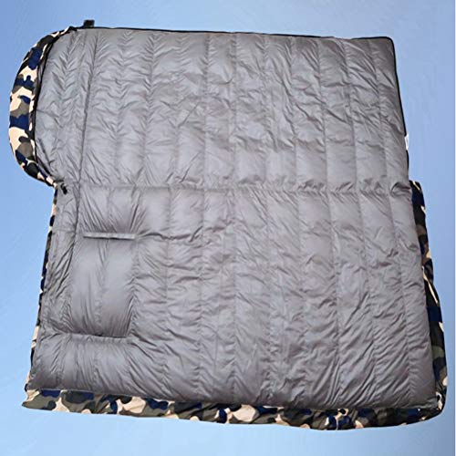Saco de dormir Lioobo para acampar duplo saco de dormir para caminhadas, mochilão, atividades ao ar