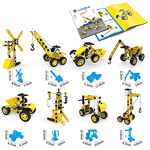 Image of AIVIAI Construction Toy for Children from 5 6 7 8 9 + Years, 100 Pieces DIY STEM Building Blocks Educational Toy Set, Creative Educational Building Toy for Boys & Girls Gift