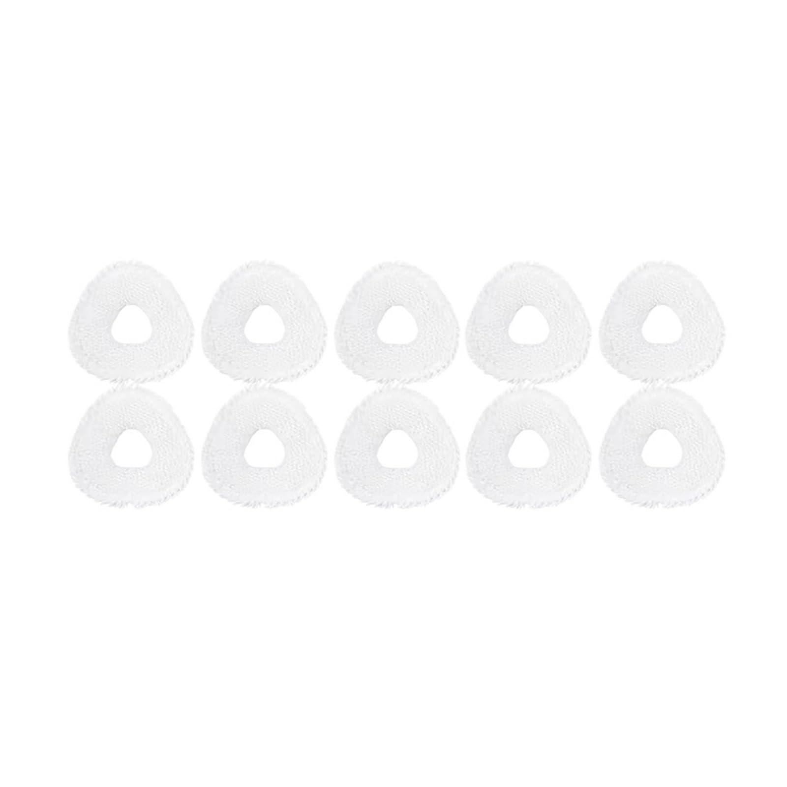 JIYUTQQ parts Mop, compatible for NARWAL Freo Z10 Turbo, robot vacuum cleaner accessories(Mop 10pcs)