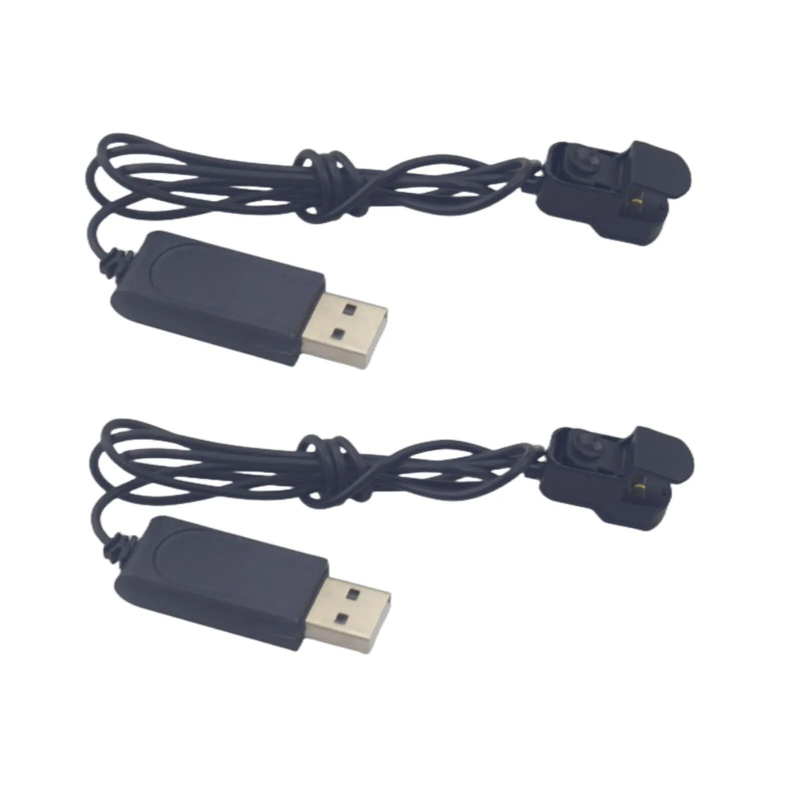 ELBFAE SYMA X23 X23W Four Axis Aircraft Remote Control Drone Lithium Battery USB Charger (2PCS), ELBFAE666