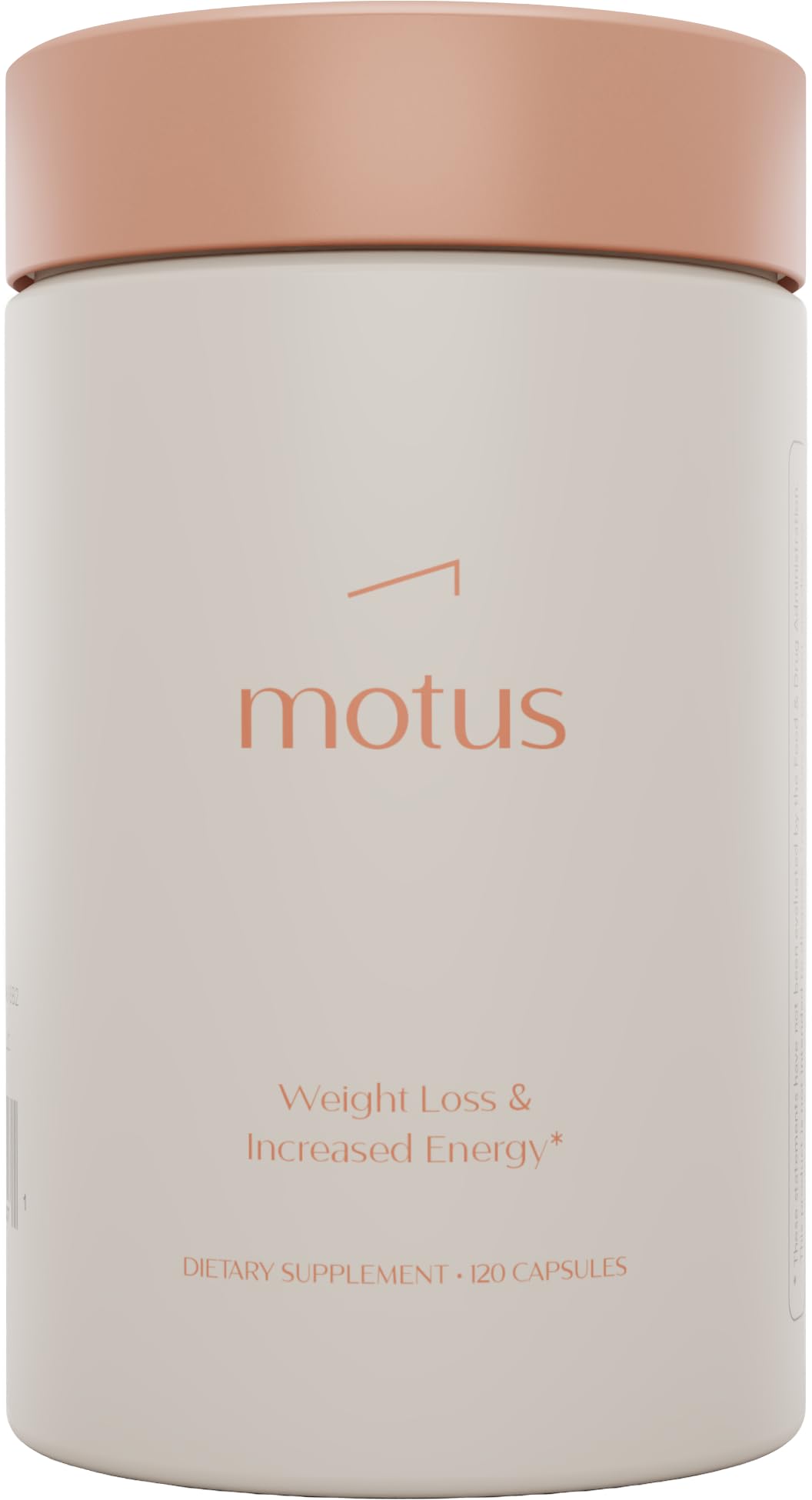 Motus Suplemento para controle de peso com Berbevis 500 mg e taurina 625 mg, 120 cápsulas