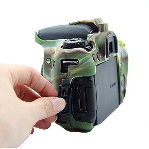 Protection caméra Canon EOS 77D évite rayures et chocs silicone mat - 6