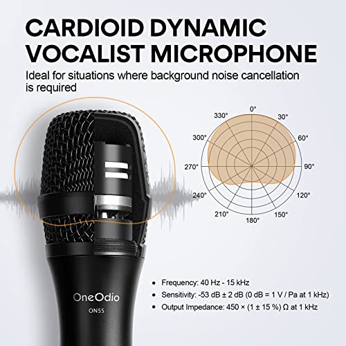 Snapklik.com : ON55 Wired Microphone For Singing - Mic Clips, Metal ...