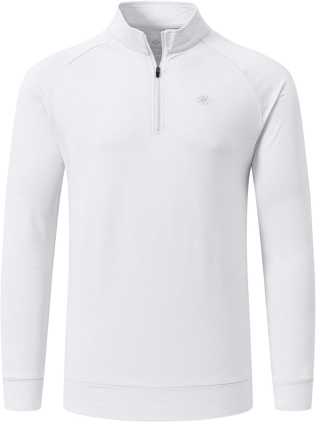 MoFiz Men's Long Sleeve Shirts Quarter Zip Pullover Men's Polo Shirts Quick Dry