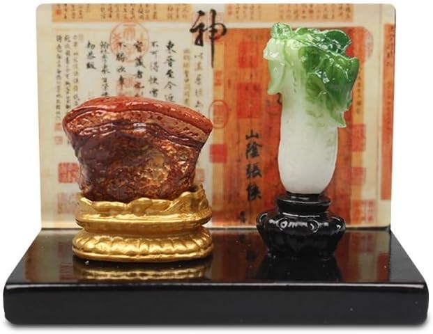 National Palace Museum Decorative Magnets Collection, Jadeite Cabbage and Meat-Shaped Stone