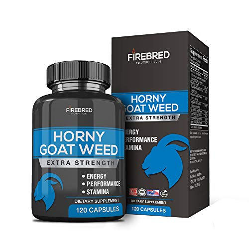 Horny Goat Weed Extra Strength 1000mg | 120 Capsules | Fortified with Tongkat