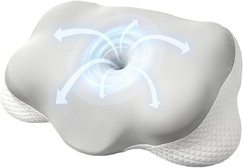 Cervical Pillow For Side Sleeper  Memory Foam Sleep Supplies  Breathable Orthopedic Pillow - For Travelers Drivers Office Seniors Students Home