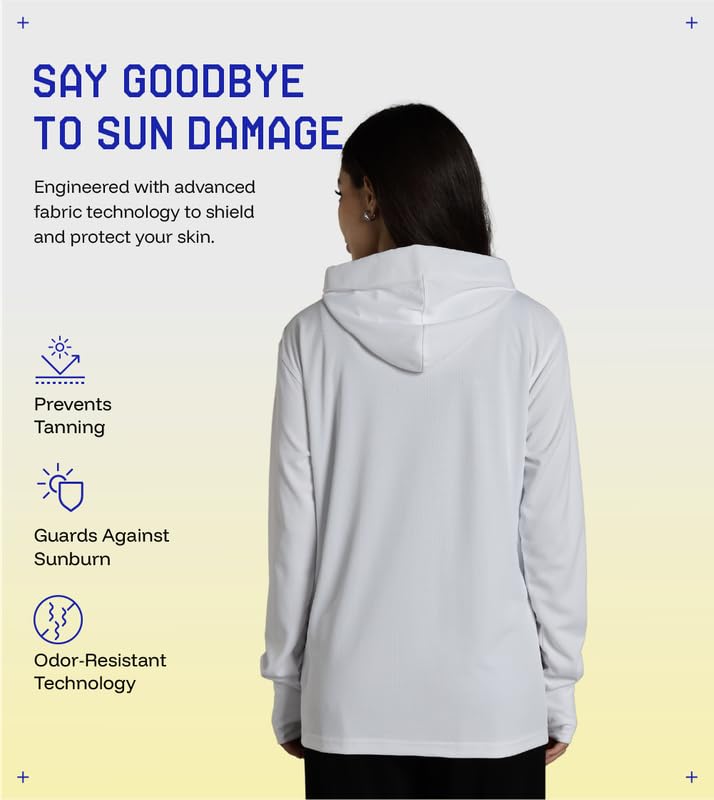 Image of BLUE TYGA Womens Sunscreen Jacket 2.0 - Advanced Protection from Sun & Pollution - UPF 50+ Protection