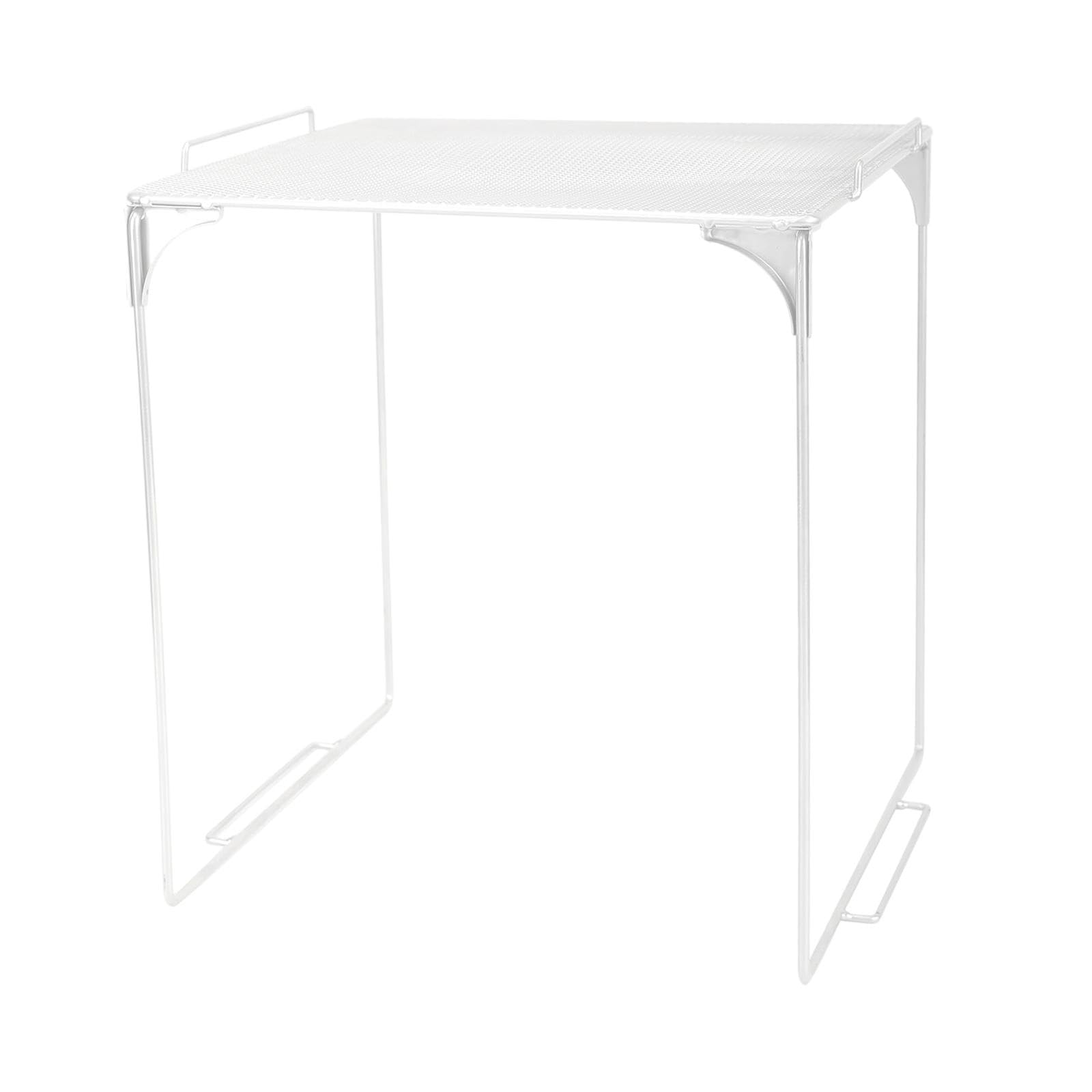 ATORSE Locker Organizer Shelf Stackable Under Sink Organization for Garage Dorm Gym White Home & Garden | Kitchen, Dining & Bar | Kitchen Storage & Organization | Racks & Holders-picture-14
