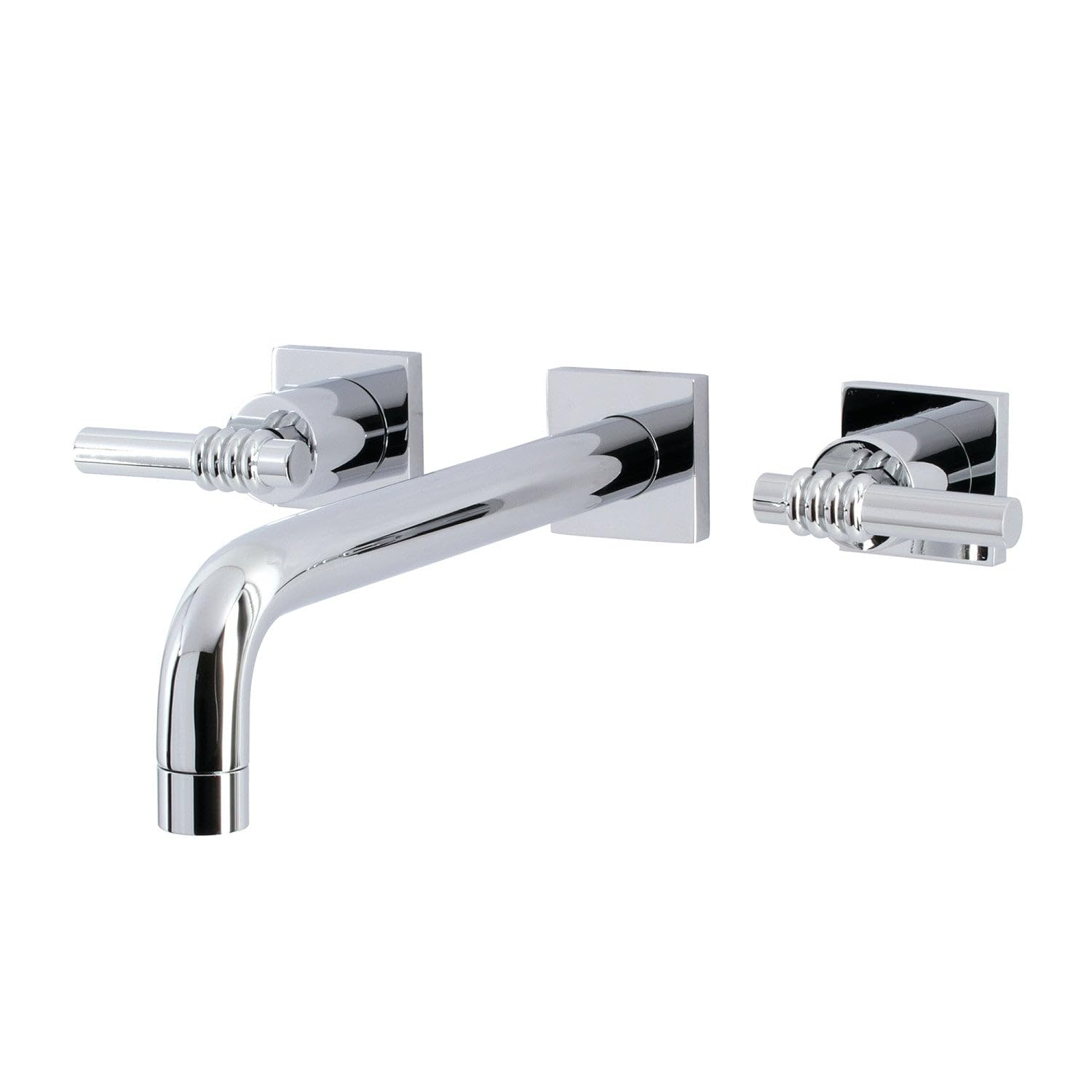 Robinet baignoire Kingston Brass KS6021ML mural pour gagner de la place et éviter les fuites