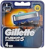 Gillette Fusion Lamette di Ricambio per Rasoio, Confezione da 4