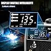 Harukiku135 saldatrice a filo continuo no gas, Saldatrice 3-in-1 Multiprocesso (Flux MIG/MMA/Lift TIG) con Alimentazione Sinergica, Inverter IGBT Compatto per Professionisti & Hobby Domestico