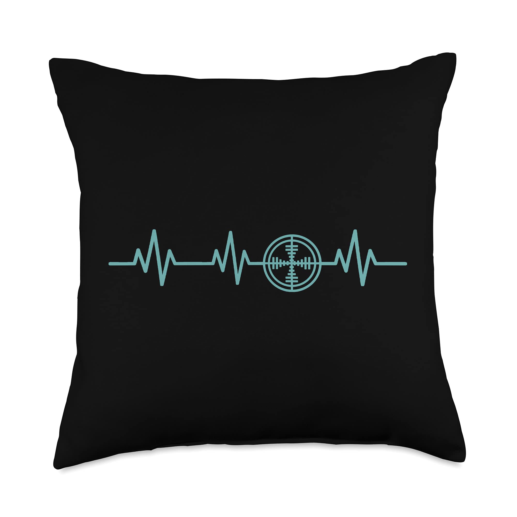 Amazon.com: Best Duck Hunting Gear and Deer Hunting Accessory Lifeline  Heartbeat Heart Love Crosshair Scope Target Hunting Throw Pillow, 18x18,  Multicolor : Home & Kitchen