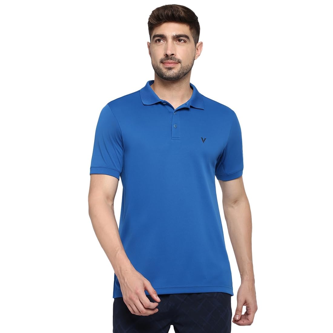 van heusen Men's Polyester Regular Fit Performance Dynamic Thermoregulation Air Polo T-Shirt-picture-30