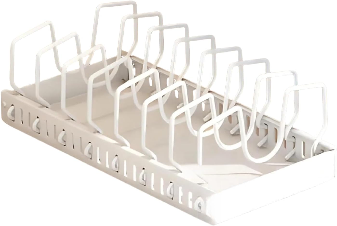 Adjustable pot storage rack