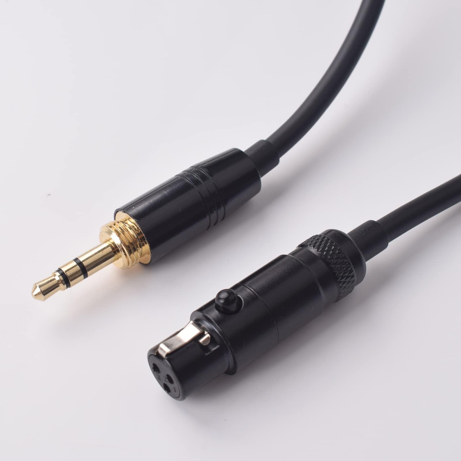 K702 Audiokabel, Spiralkabel, kompatibel mit AKG Q701, K712, K240, K240S, K240 MK II, K141, K171, K181, K271, K271S, K271 MK II, K241, K175, K275 Kopfhörerkabel. mit 6.35 mm-Adapter