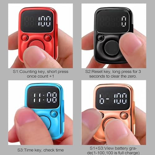 Image of Aim Emporium Smart Digital Hand Tally Counter with Use Charger