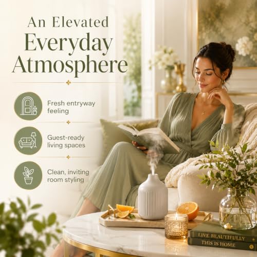 Image of AROMATICO Orange Diffuser Oil with Strong, Long-Lasting Aroma. Premium Aroma Oil for Homes, Offices & Showrooms. Aromatherapy, Diffusers, Air Purifiers, Vaporizers - 1 L (1000 ml)