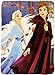 Disney Frozen Princess Elsa Braid On Shoulders Throw Blanket