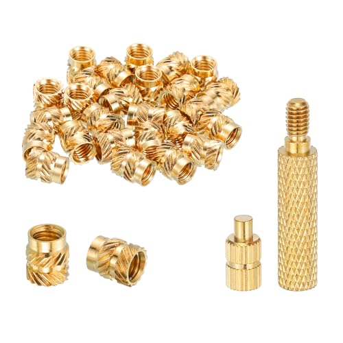 uxcell 50 ˂݃CT[g ͂񂾂ă`bvvXc[t M4 x 8mm H x 6mm OD ^J gbN[bgibg q[gZbgCT[g ߍ݃ibg 3DvgvX`bNip