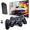 Retro Game Console, Wireless Retro Game Console, Plug & Play Video TV Game with 25100+ Built-in Games, 4K HD Output, and 2.4GHz Wireless Controller, 9 Classic Emulators(Black)