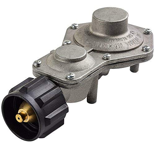 GASPRO Two Stage Propane Regulator, RV Propane Regulator 1/4' Female Outlet, fit for RV Appliance,Stove/Range More