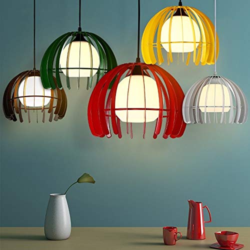 Suspension en verre créative E27 pour optimiser l'éclairage de bar et bureau