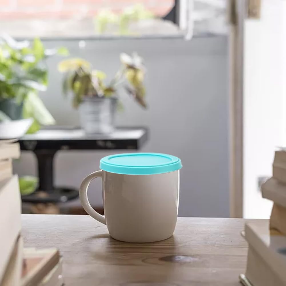 4 stuks herbruikbare deksels voor yoghurtbekers, 500 g, deksel, yoghurtbeker, siliconen deksel, rekbaar, 500 g, blikdeksel, herbruikbare yoghurt, yoghurt, herbruikbaar frisdeksel