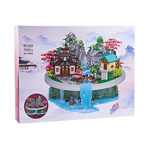 Jxrlmb 8071 Mini Building Blocks Chinese Architecture Peachtree Collection Model thumb #7
