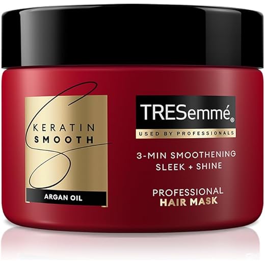 TRESemme Keratin Smooth Mask 300ml With Keratin Protein and Argan Oil | Salon-Like Smooth Hair | 3 Minute Salon Like Treatment