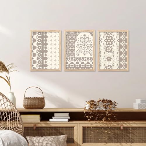 Image of kotart Premium Digital Madhubani Art Paintings with Frame for Home Decor - Framed Painting for Living Room Bedroom Office Room Decor - Painting for Wall Decoration - Pack of 6 (19X25 inch)
