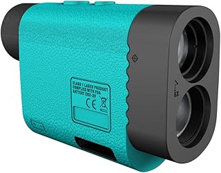 Golf Hunting Rangefinder, Slope Mini Laser Range Finder Golfing, 6X Magnification, 600/1500 Yards, High-Precision, Flag Locking Vibration, for Disc Golf Hunter