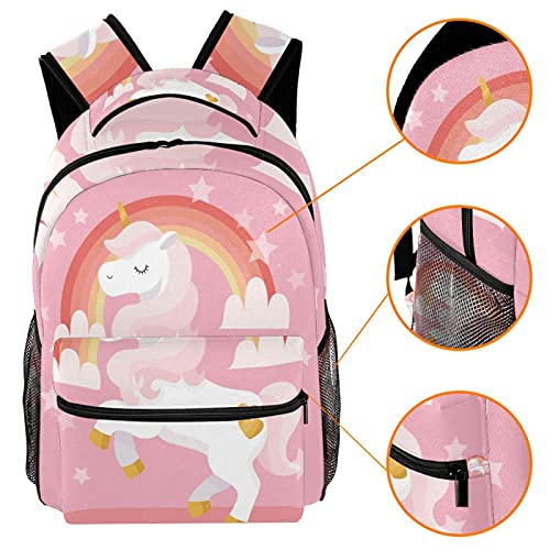 Sac à dos pour fille ordinateur portable compartiment antichoc lapin - 3