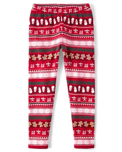 The Children's Place Girls' Assorted Everyday Cozy Lined Leggings