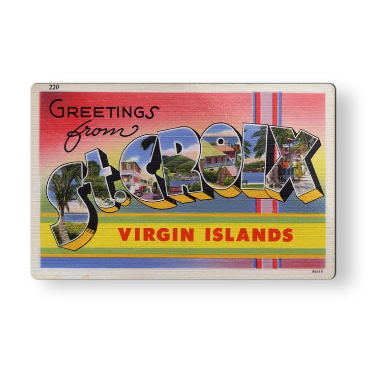 Imán Decorativo Rectangular 5 pulgadas Vintage