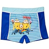 alles-meine.de GmbH Badehose / Badeshorts - Minion - Ich einfach unverbesserlich - Größe 4 bis 5 Jahre - Gr. 110 bis 116 - für Jungen Kinder Badepants - Boxershorts Shorts mi..