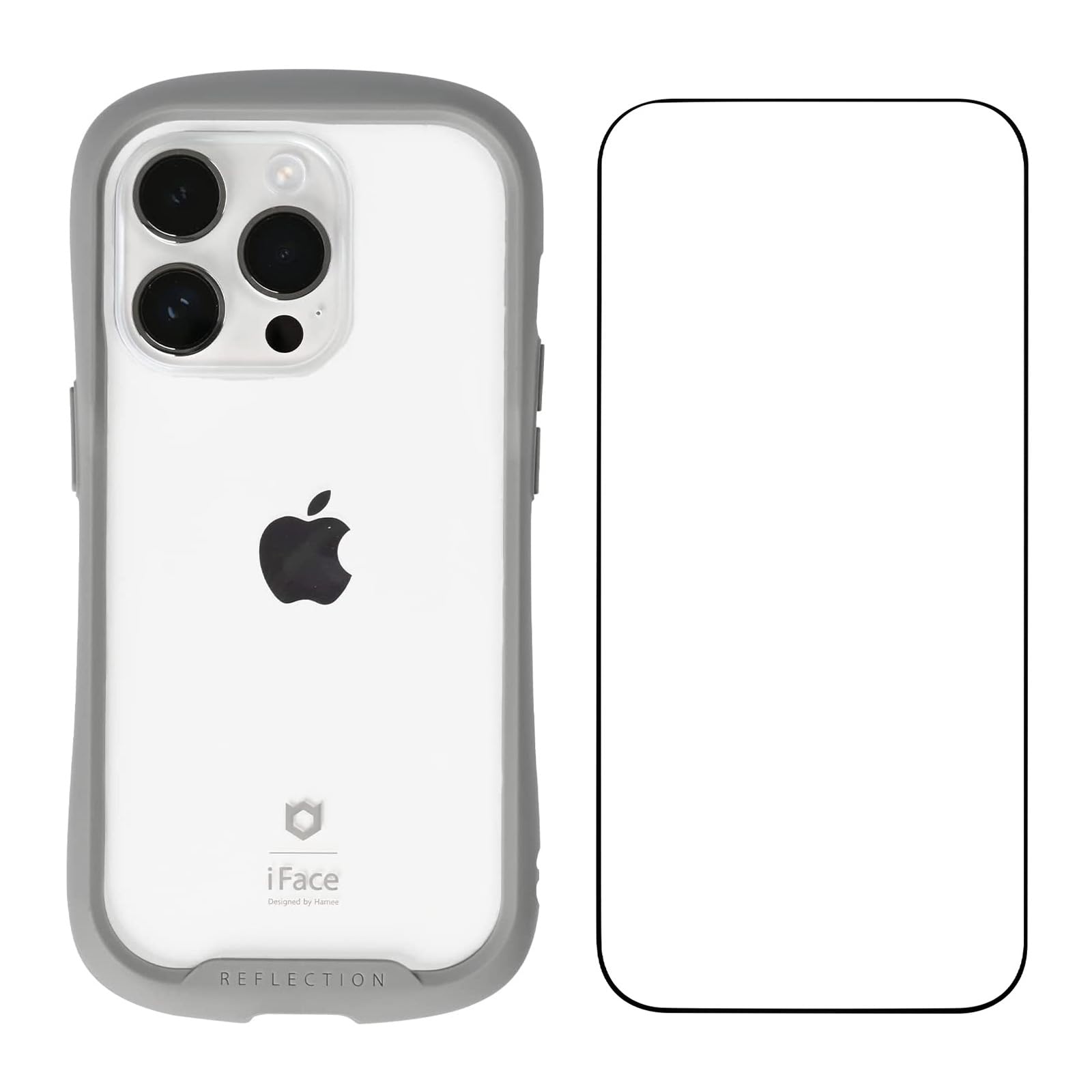 Amazon.co.jp: iFace Reflection iPhone 14 Pro 用 ケース 強化ガラス 