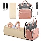Yoofoss Mochila Pañales para bebes Mochila Cuna Portátil B
