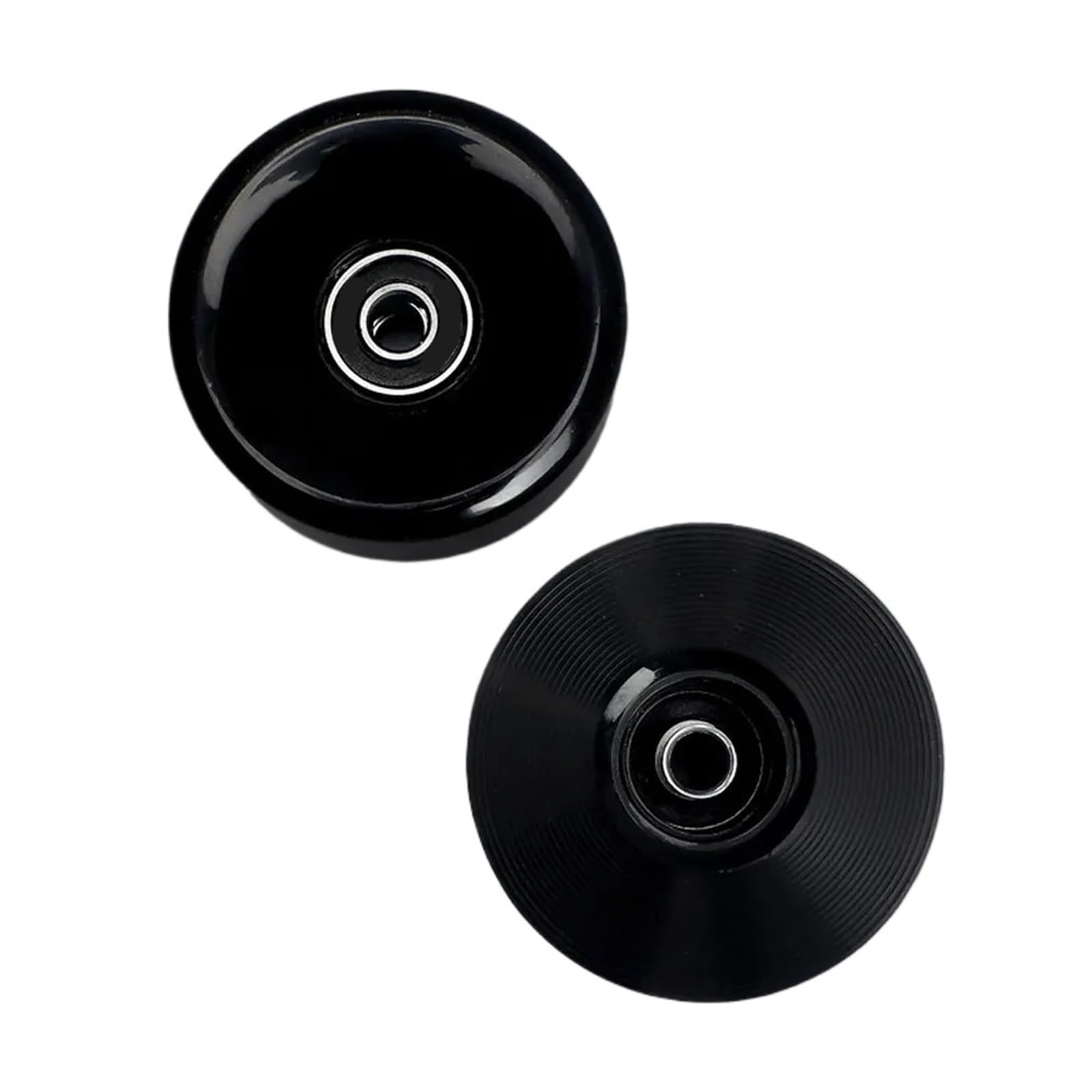 Générique Compatible avec Les Roues en PU Noir 65x36MM 78A, roulements ABEC-9 for Patins à Double rangée, Skateboard AMB289