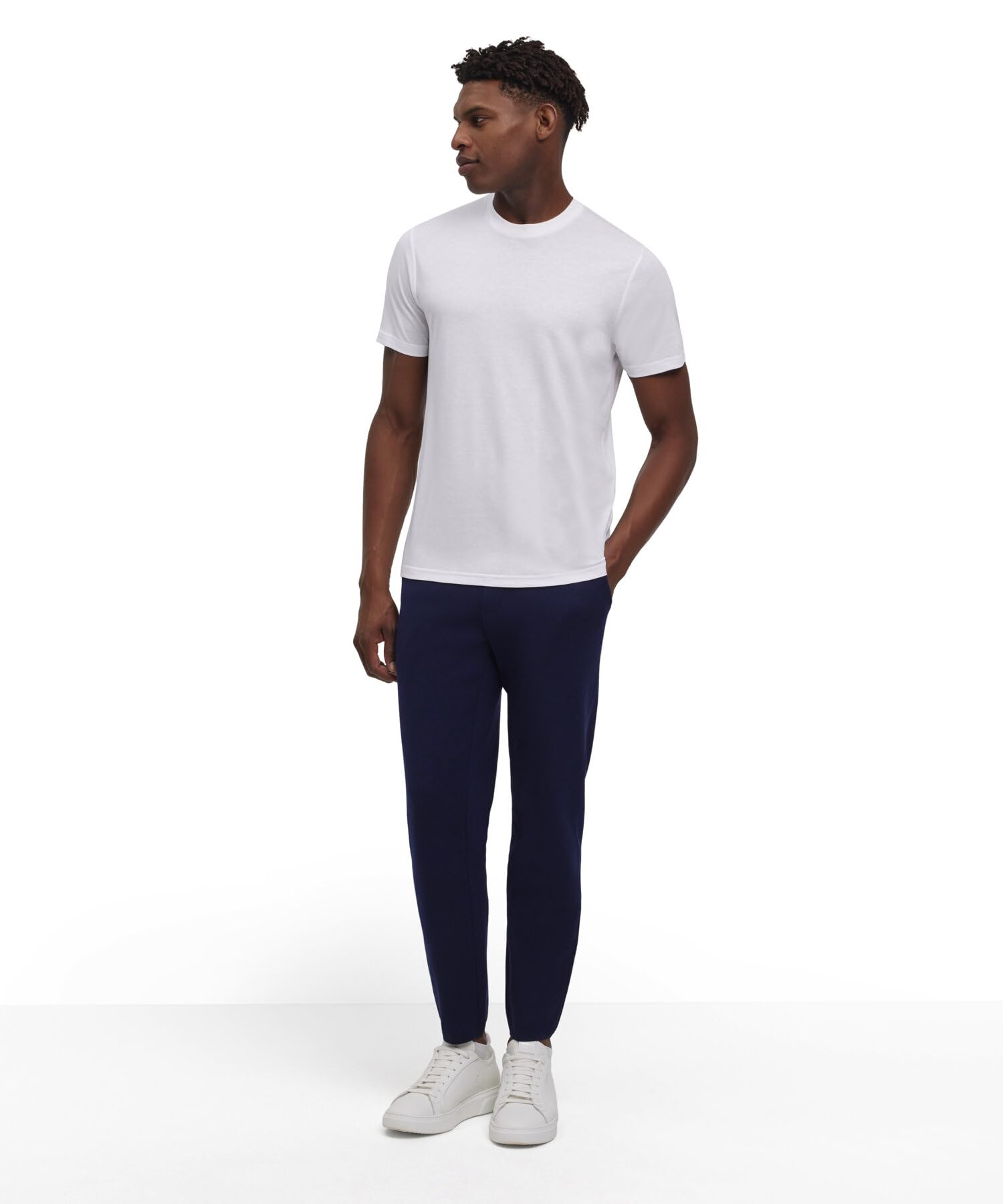 FALKE Basic Soft Lyocell/Cotton T-Shirt M S/S SH Lyocell Algodón Suave Manga Corta Cómoda Ligera Camiseta Hombre (Pack de 1)