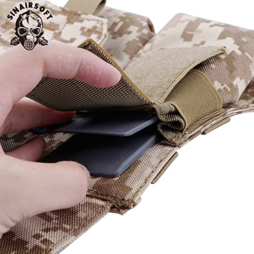SINAIRSOFT Magazine pouch holder Compatible 5.45, 5.56/7.62 magazines Tactical waistcoat with magazine pouch - Image 4