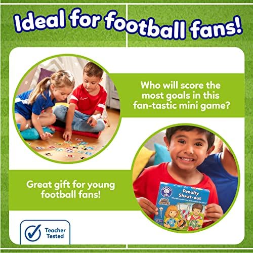 Orchard Toys Penalty Shoot-Out Mini Game - Football Gifts for Boys, Girls, and Toddlers - Number, Counting, and Educational Games for 3+ Year Olds - Travel Games for Kids - 2-4 Players - View 6