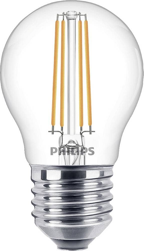 Philips Led Bulb E27 P45 4.3 W Filament 2700K 2X