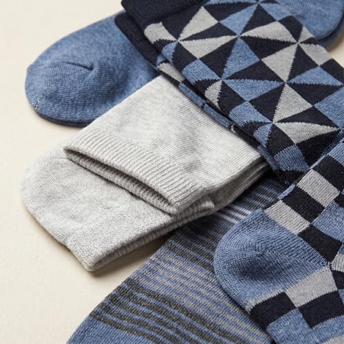 Image of Tipi Toe Women's 6-Pack Funky Crew Socks | Colorful Fun Patterned Novelty Dress Socks, Sizes 9-13
